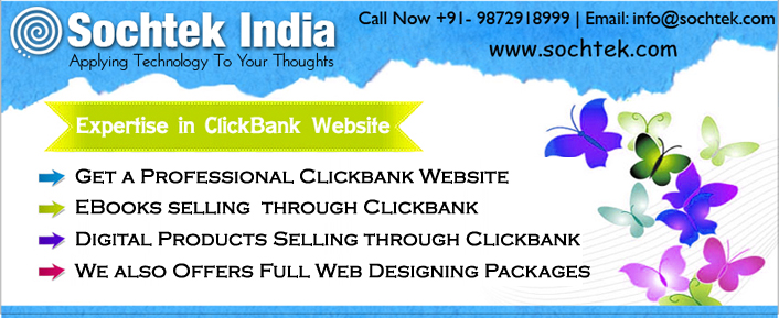 Ebooks and digital products selling clickbank